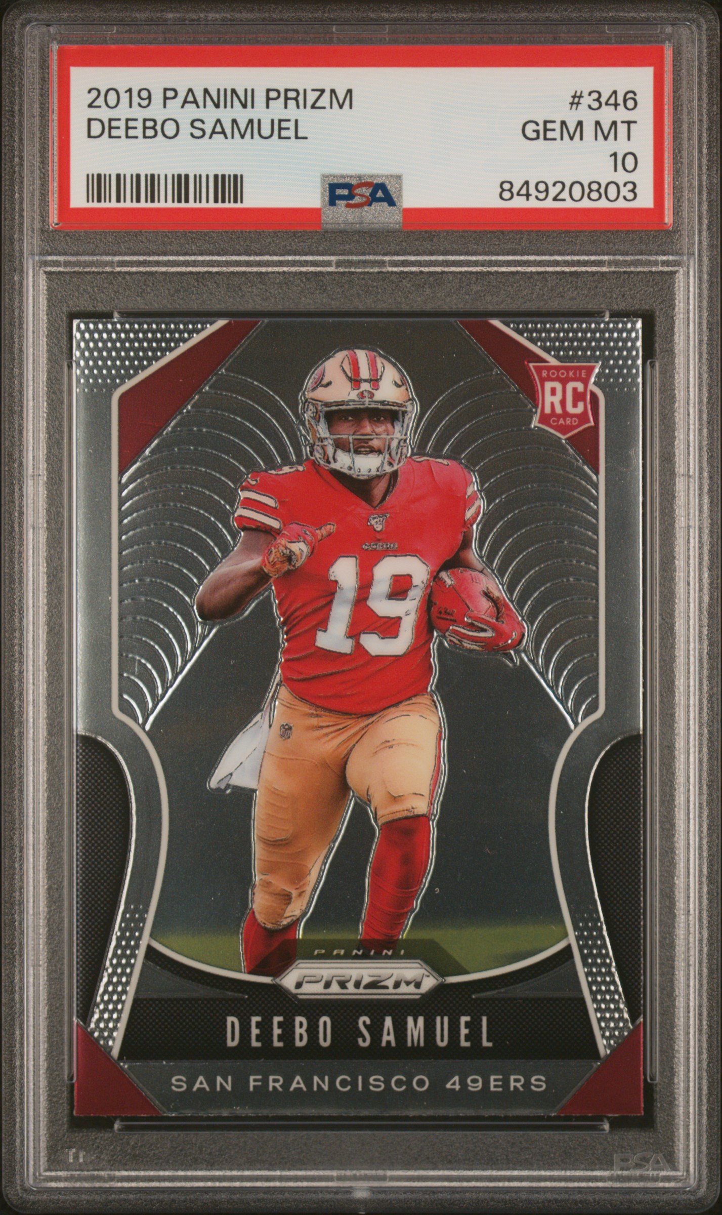 2019 PANINI PRIZM #346 DEEBO SAMUEL