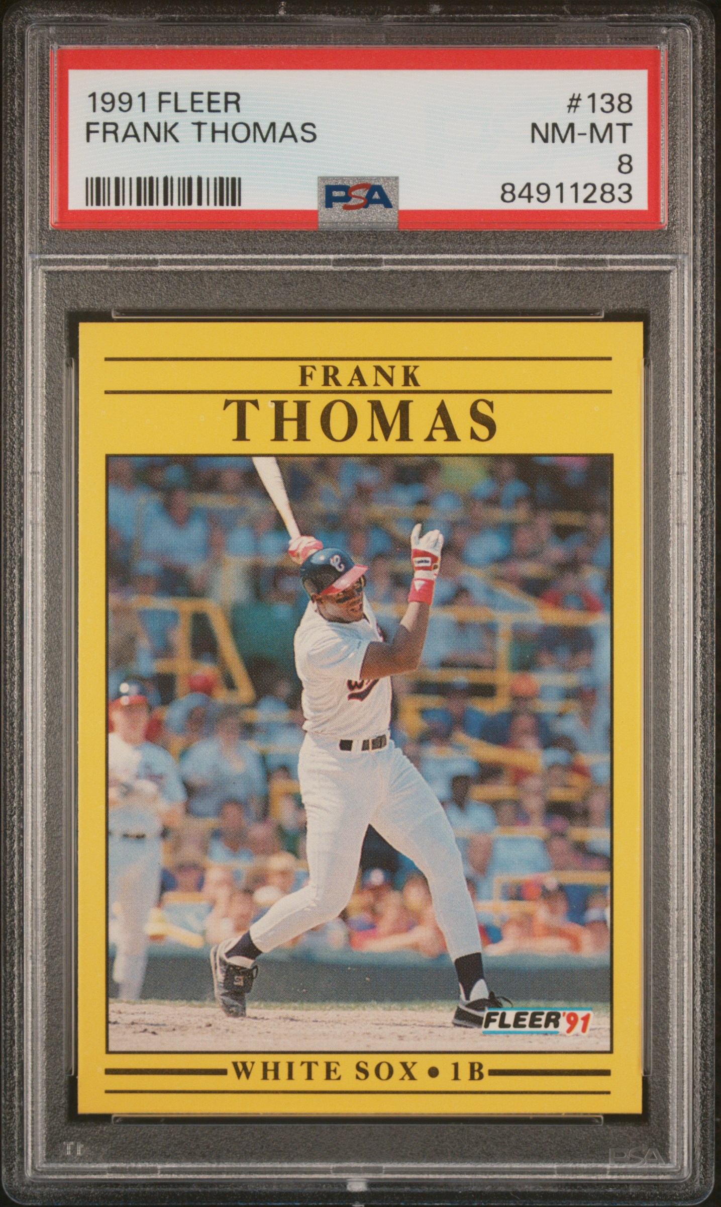 1991 FLEER #138 FRANK THOMAS