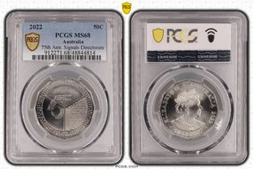 2022 50C 75th Ann. Signals Directorate MS68