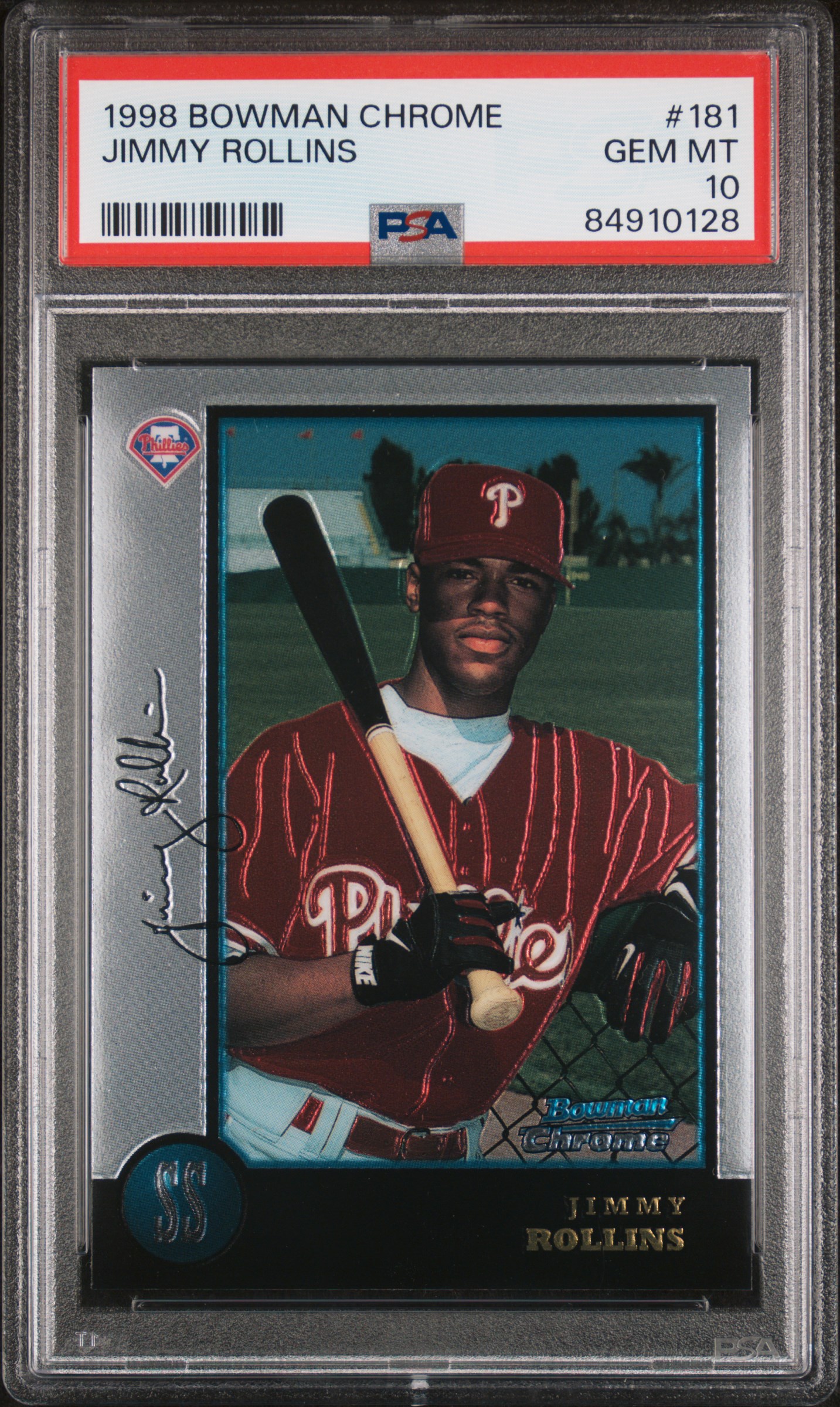 1998 BOWMAN CHROME #181 JIMMY ROLLINS