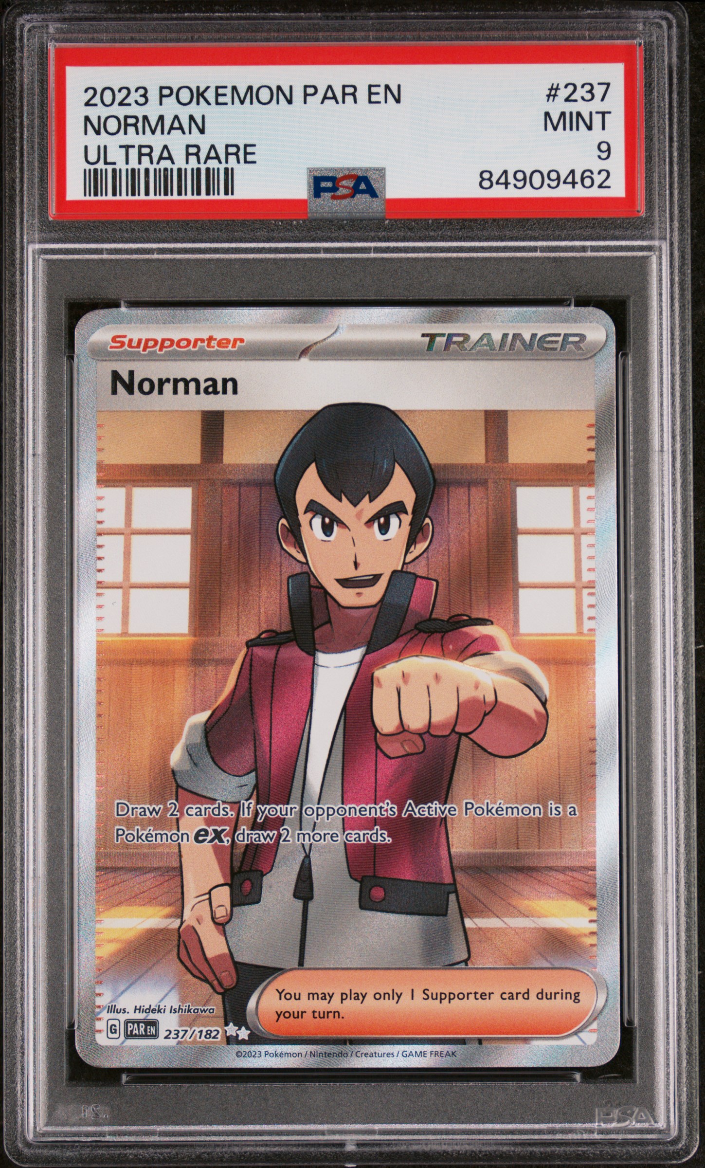 2023 POKEMON PAR EN-PARADOX RIFT #237 NORMAN ULTRA RARE