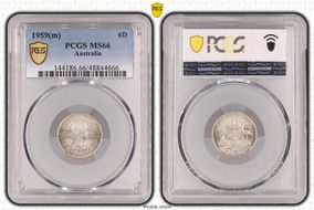 1959(m) 6D MS66