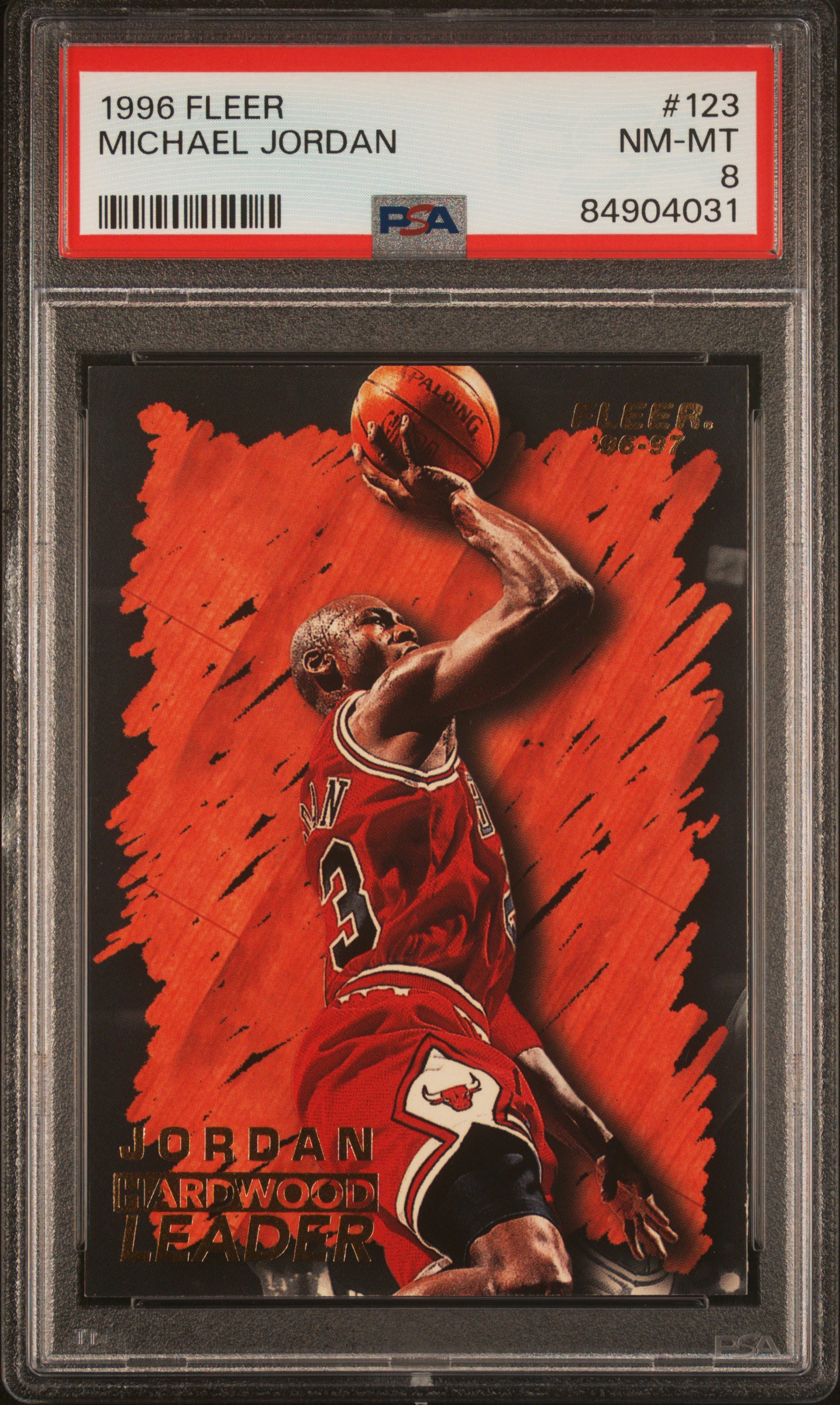1996 FLEER #123 MICHAEL JORDAN