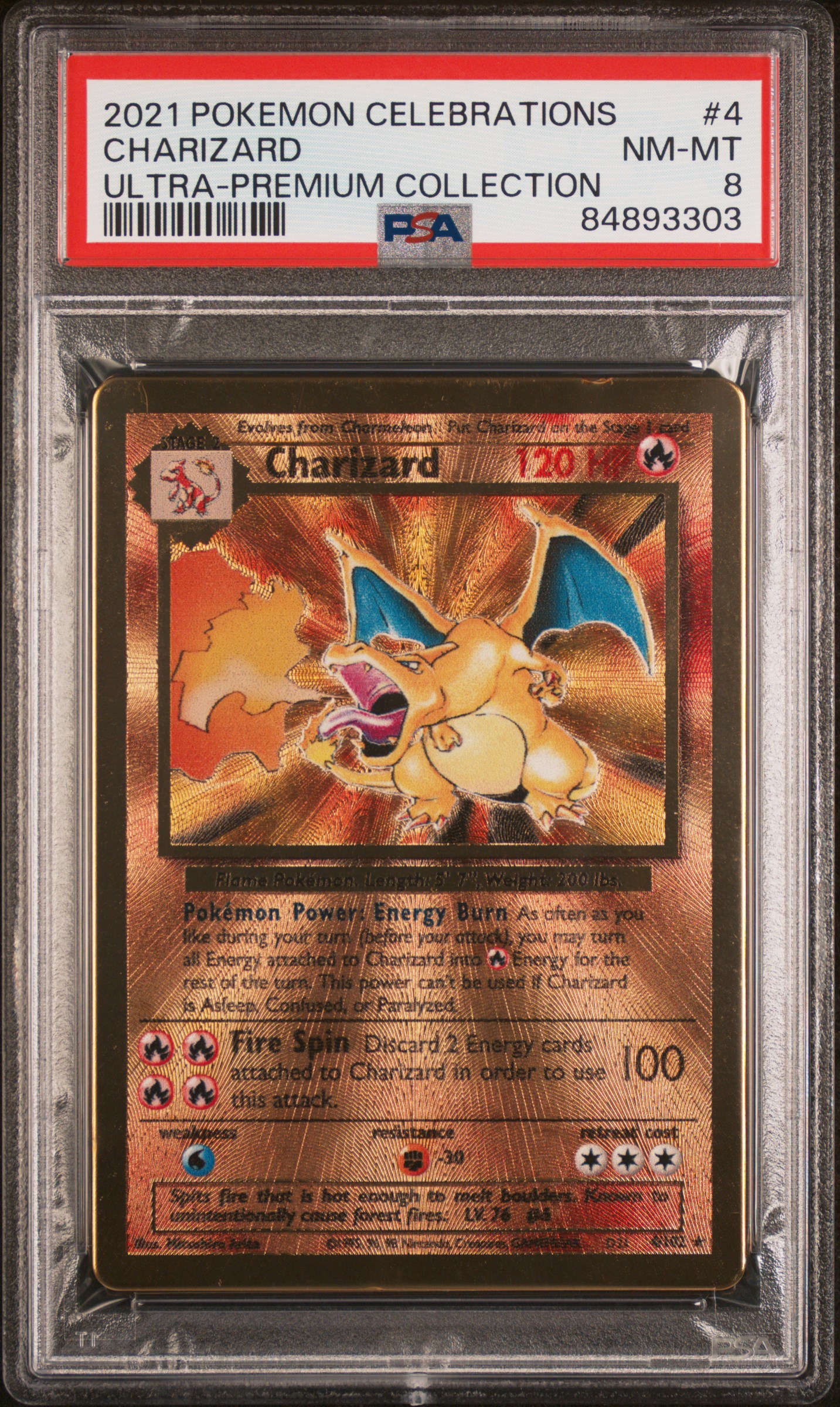 2021 POKEMON CELEBRATIONS ULTRA-PREMIUM COLLECTION #4 CHARIZARD ULTRA-PREMIUM COLLECTION