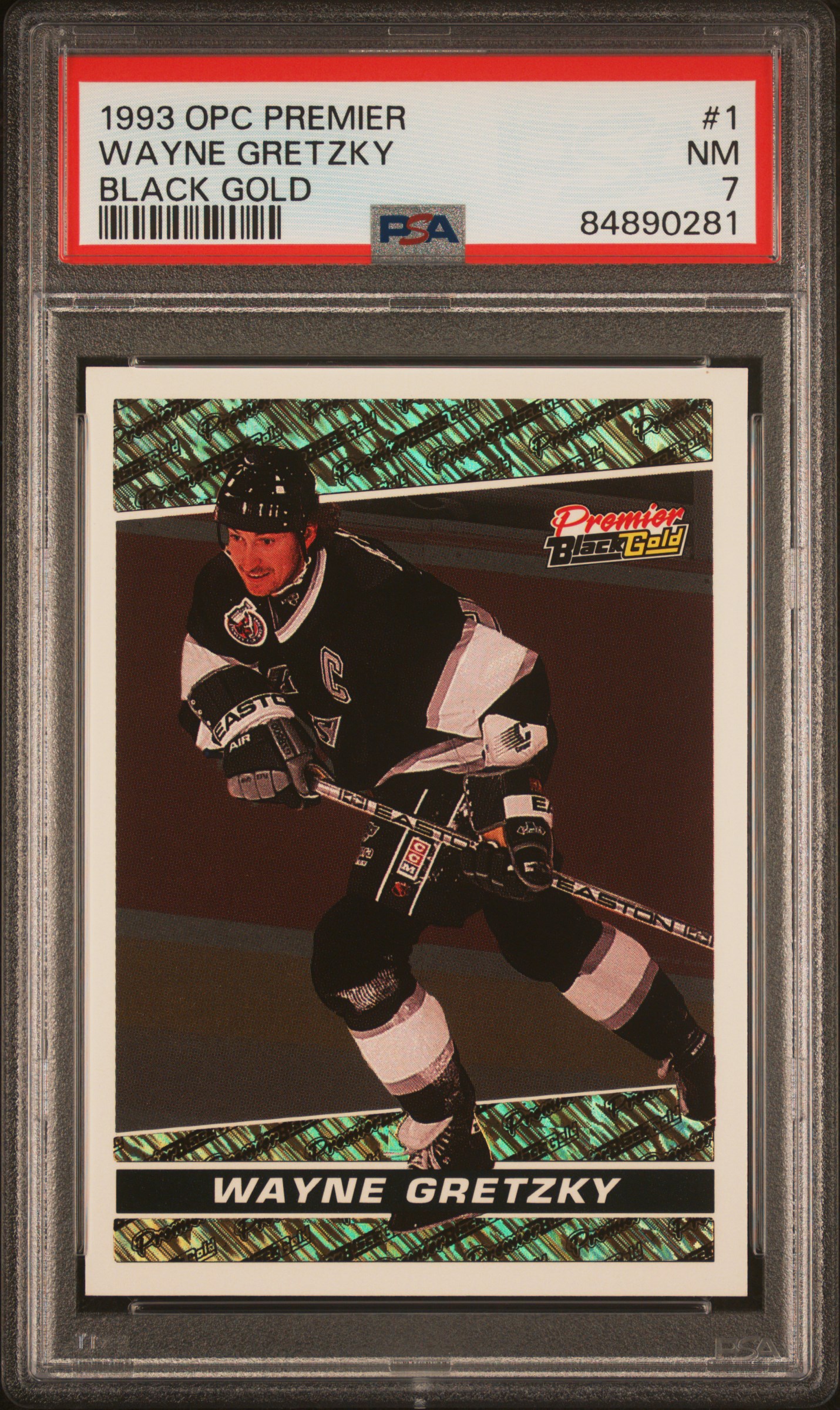 1993 O-PEE-CHEE PREMIER EDITION BLACK GOLD #1 WAYNE GRETZKY BLACK GOLD