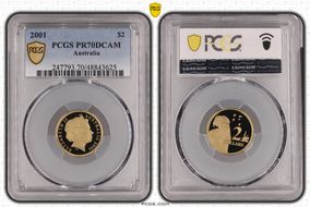 2001 $2 PR70DCAM