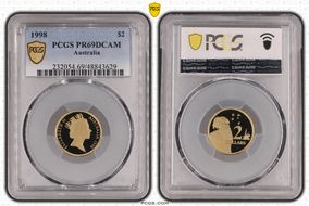 1998 $2 PR69DCAM