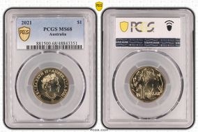 2021 $1 MS68