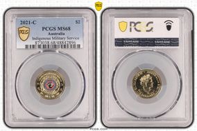 2021-C $2 Indigenous Military Service Colorized MS68