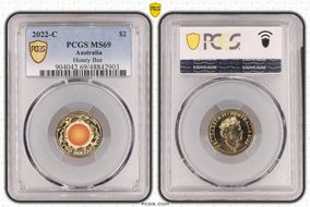 2022-C $2 Honey Bee Colorized MS69