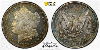 1878 8TF $1 VAM 14.16 Wild Lips MS62