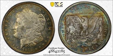 1878 8TF $1 VAM 14.16 Wild Lips MS61