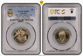 2023 $1 The Giant Murray Cod Aussie Big Things MS65