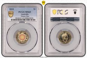 2022 $2 Honey Bee Colorized MS65