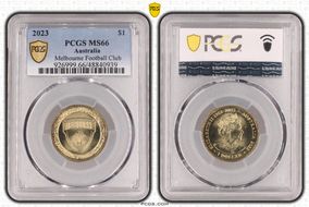 2023 $1 Melbourne Football Club MS66