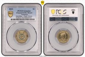 2023 $2 Matildas - Dark Green Colorized N1