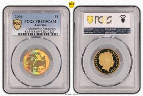 2004 $1 Holographic Kangaroos PR69DCAM