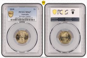 2018 $2 Invictus Games MS67