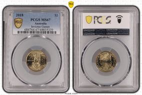 2018 $2 Invictus Games MS67