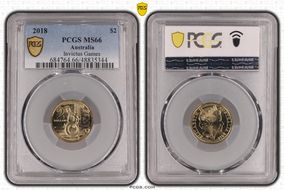 2018 $2 Invictus Games MS66