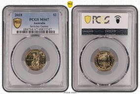 2018 $2 Invictus Games MS67