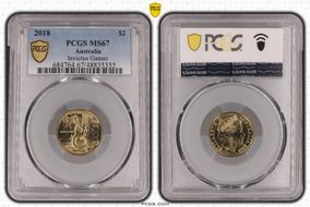 2018 $2 Invictus Games MS67
