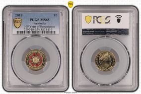 2019 $2 100 Years of Repatriation Colorized MS65