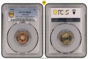 2019 $2 100 Years of Repatriation Colorized MS66