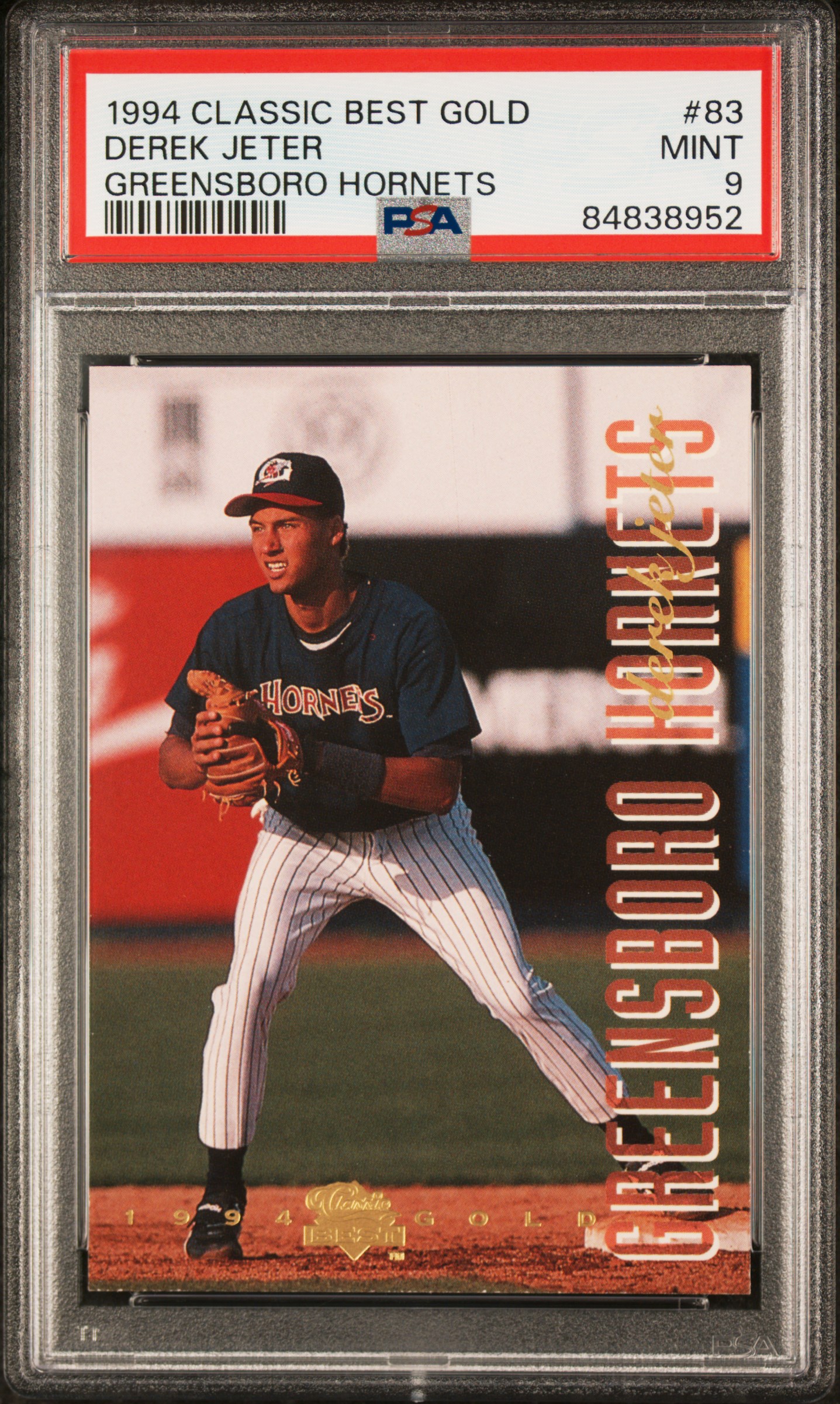 1994 CLASSIC BEST GOLD #83 DEREK JETER GREENSBORO HORNETS