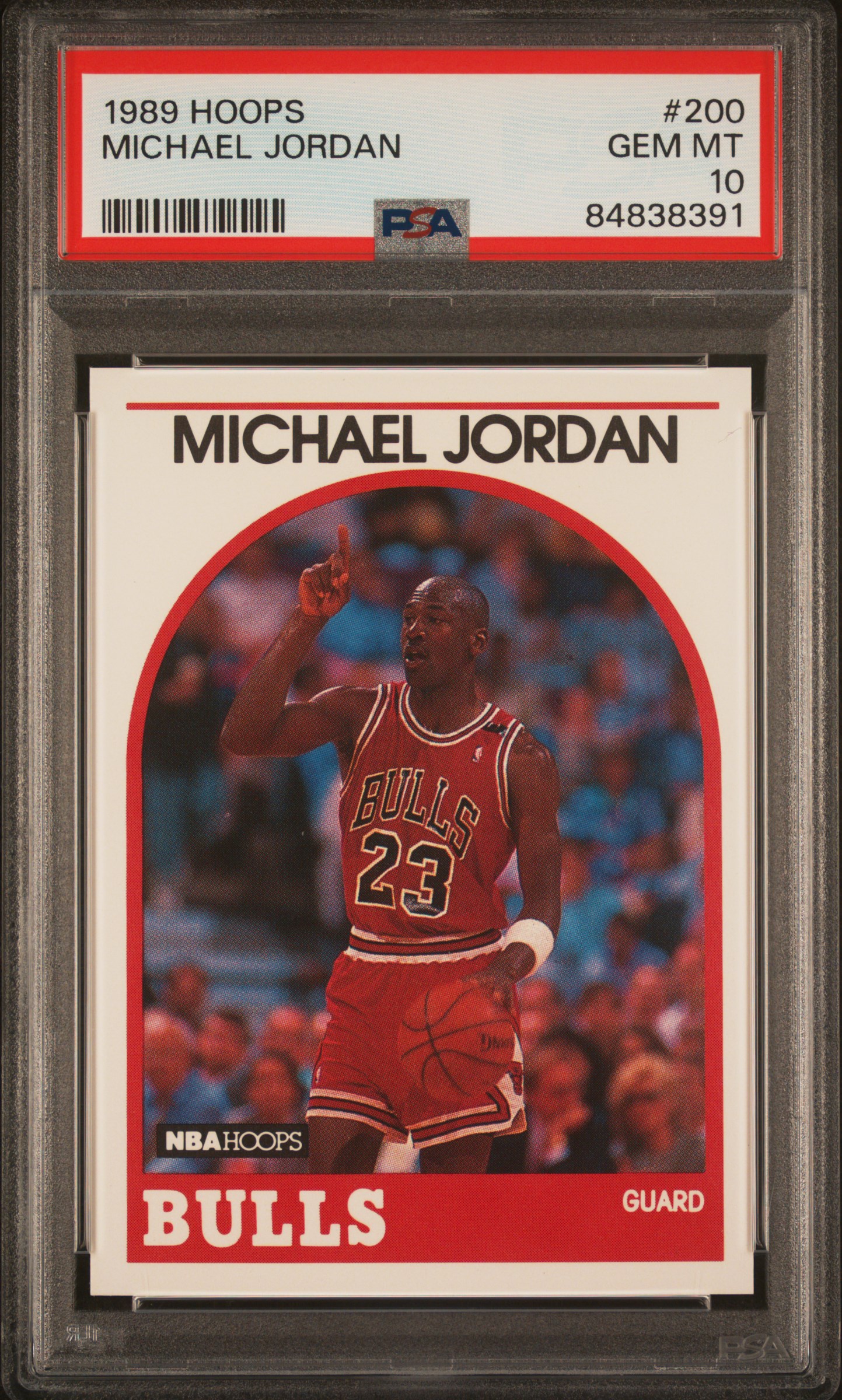 1989 Hoops #200 Michael Jordan PSA 10