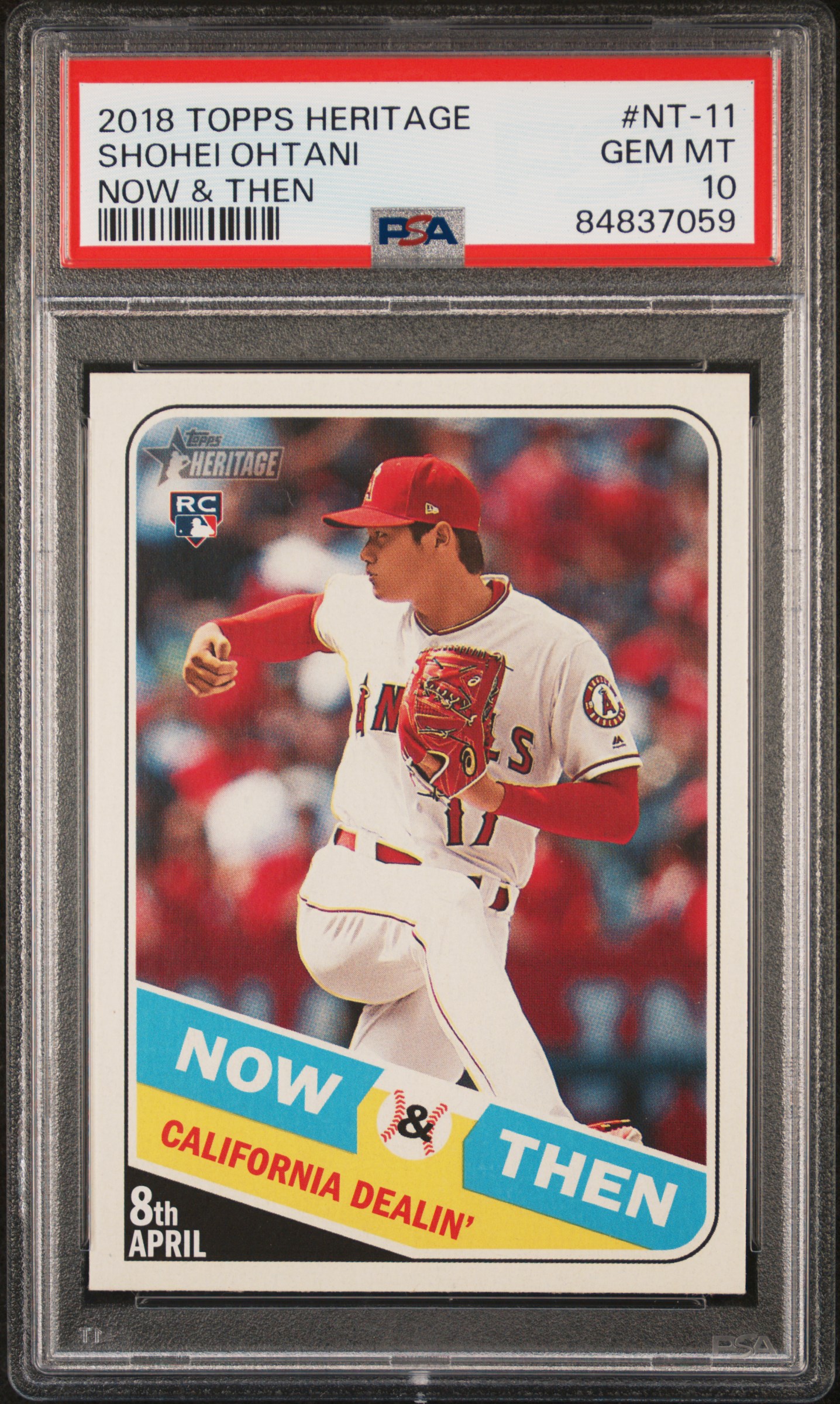 2018 Topps Topps Heritage #NT-11 Shohei Ohtani front