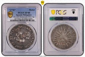 "1770" Medal YL-145 Honeycutt-1412 Ag XF40