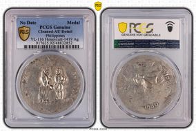 No Date Medal YL-116 Honeycutt-1419 Ag N1