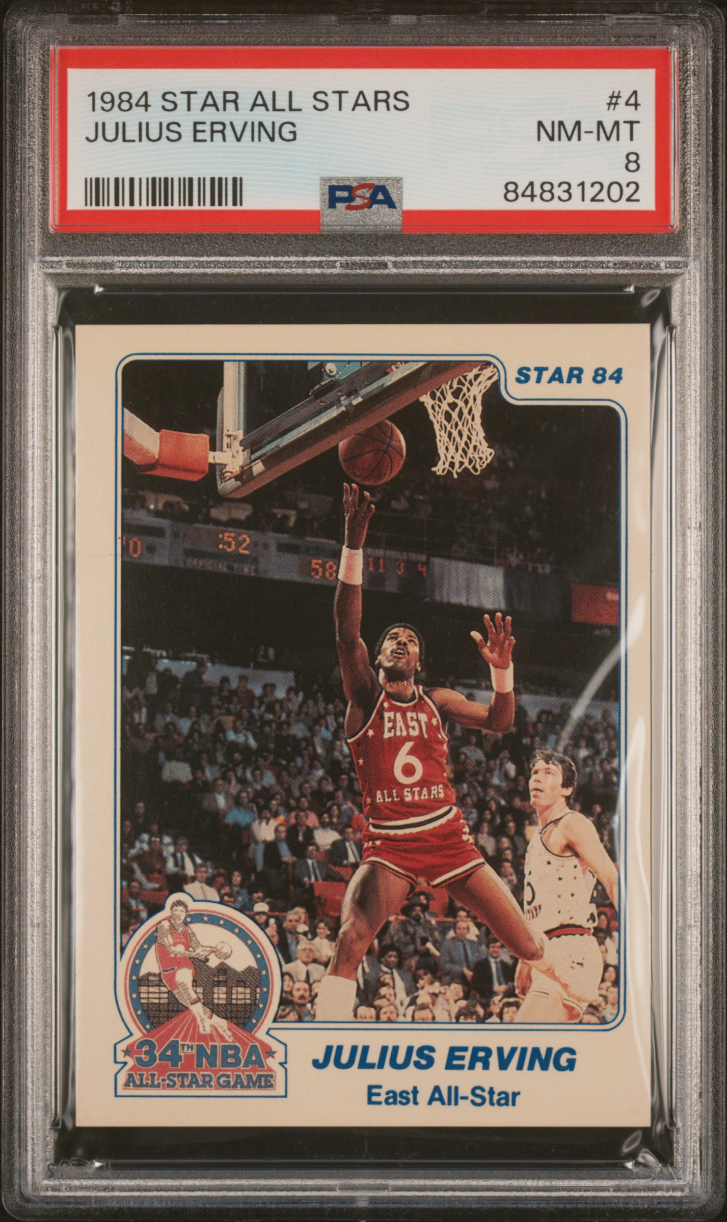 1984 STAR ALL-STARS #4 JULIUS ERVING