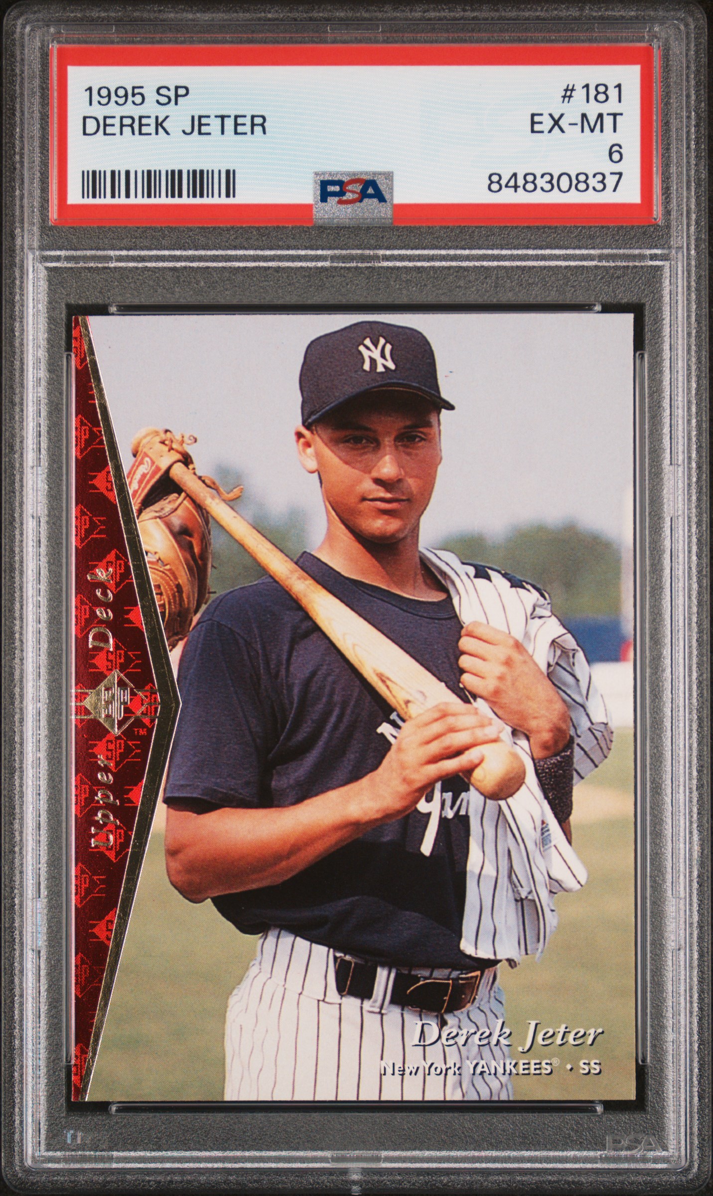1995 SP Sp #181 Derek Jeter front