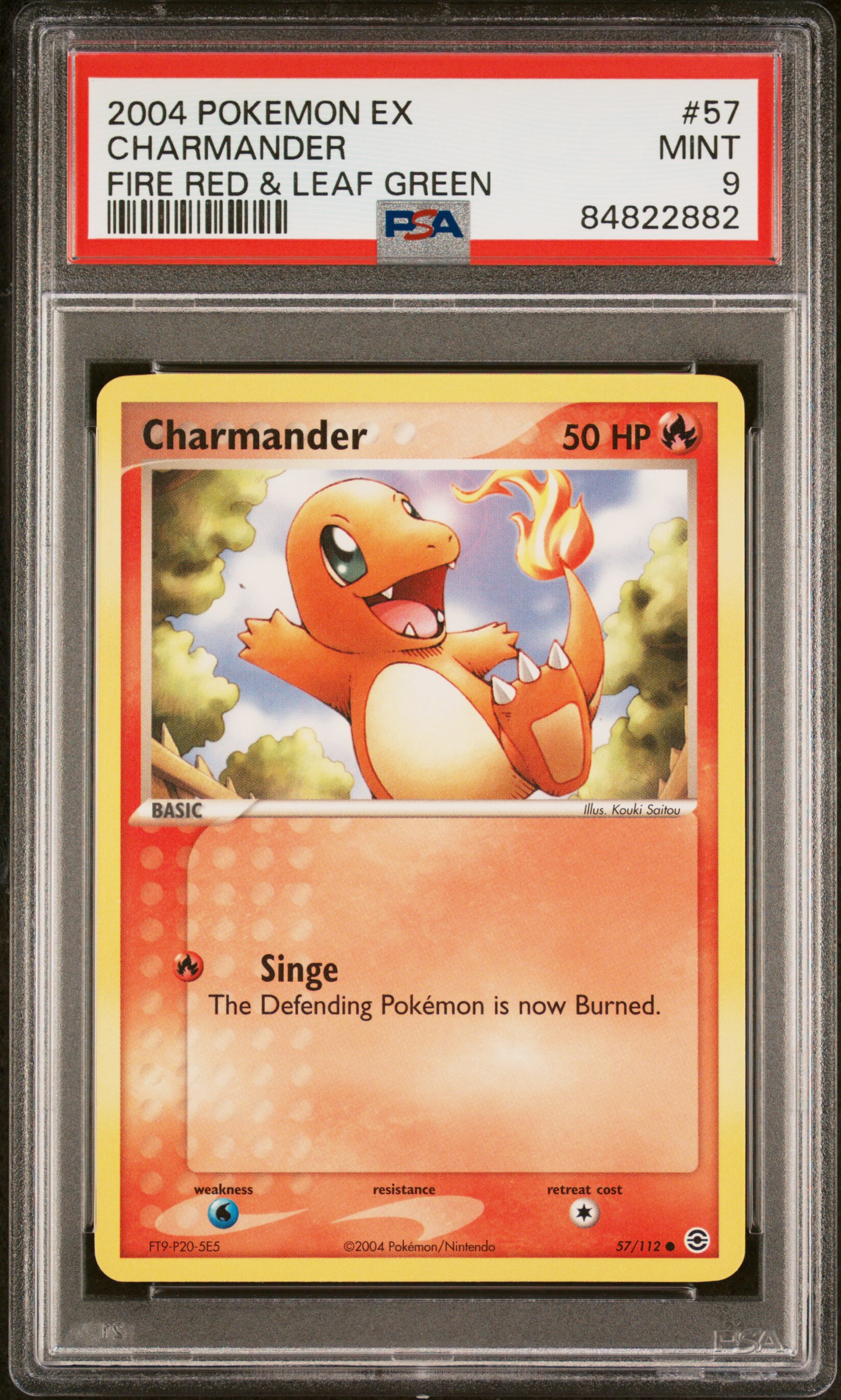 2004 POKEMON EX FIRE RED & LEAF GREEN #57 CHARMANDER FIRE RED & LEAF GREEN