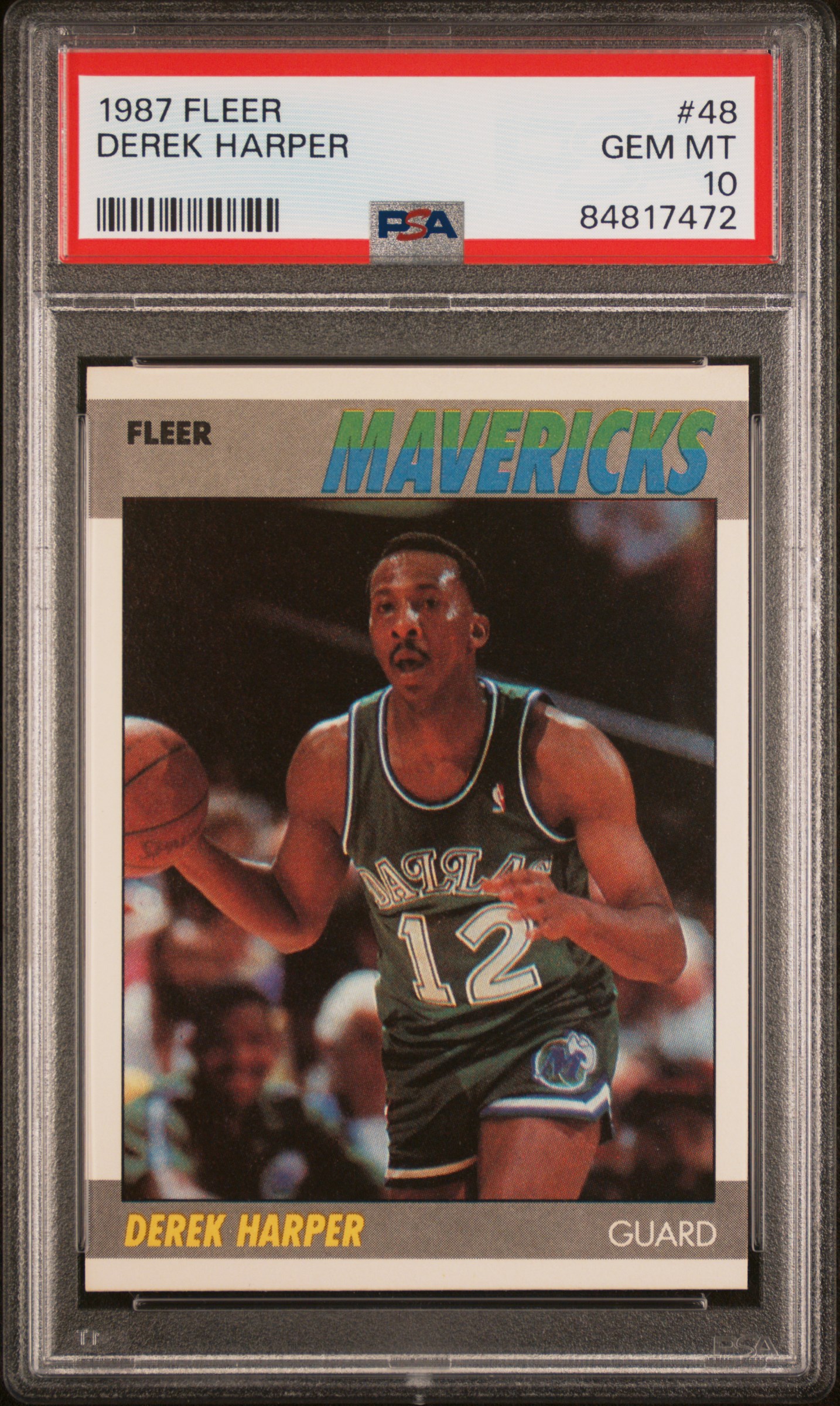 1987 FLEER #48 DEREK HARPER