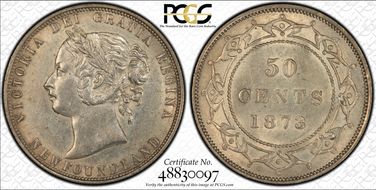 1873 50C AU55