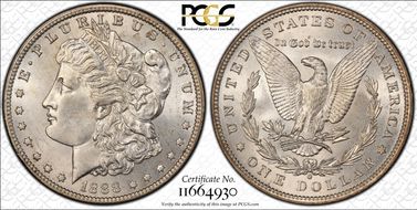 1888-O $1 VAM 2 Oval O MS62