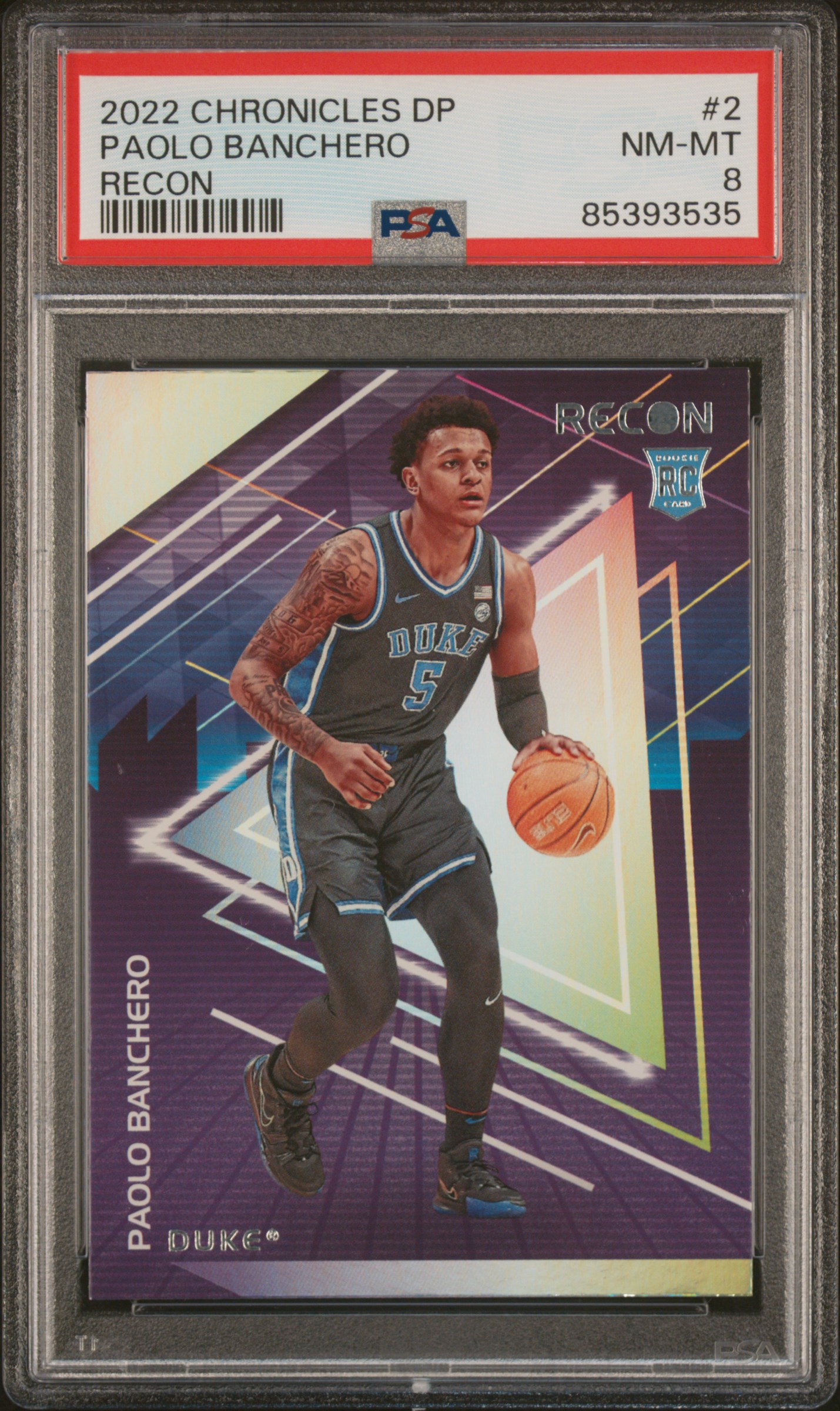 2022 PANINI CHRONICLES DRAFT PICKS RECON #2 PAOLO BANCHERO RECON