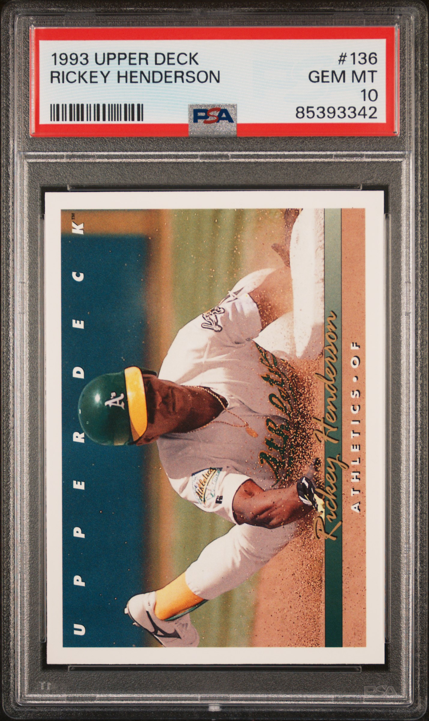 1993 UPPER DECK #136 RICKEY HENDERSON