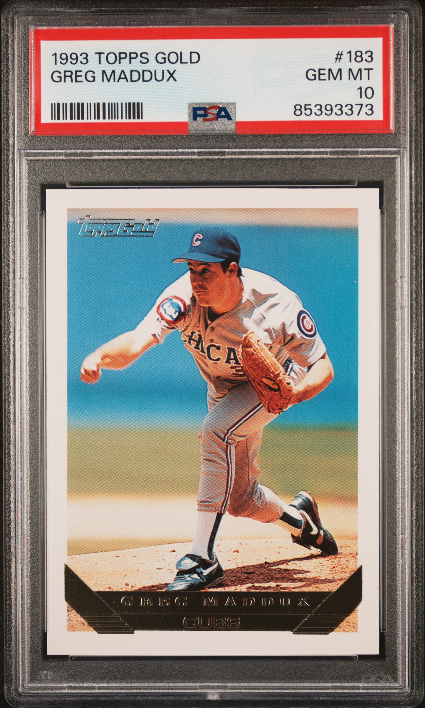 1993 TOPPS GOLD #183 GREG MADDUX