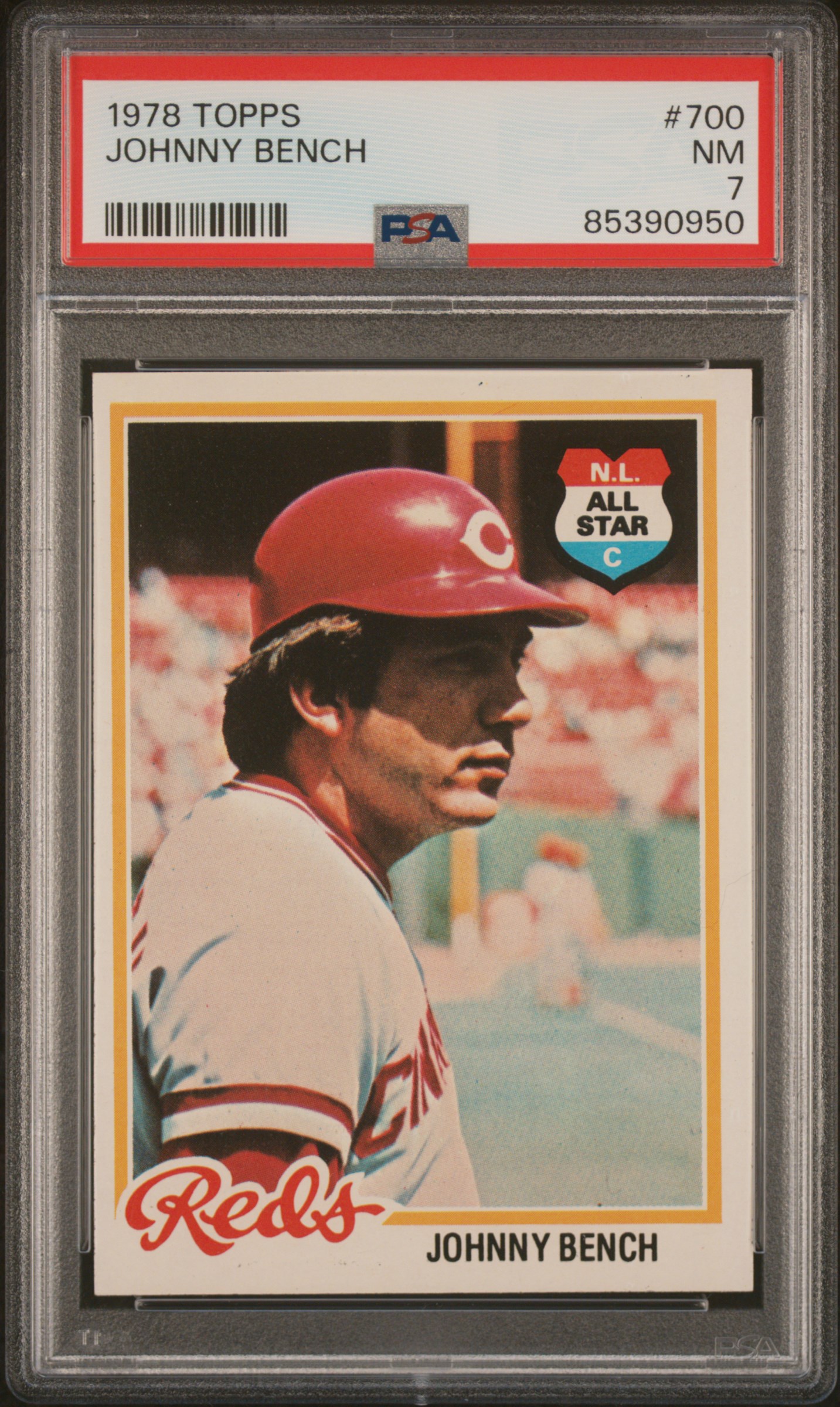 1978 TOPPS #700 JOHNNY BENCH