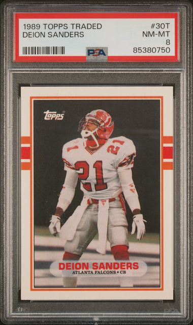 1989 Topps #30T Deion Sanders front
