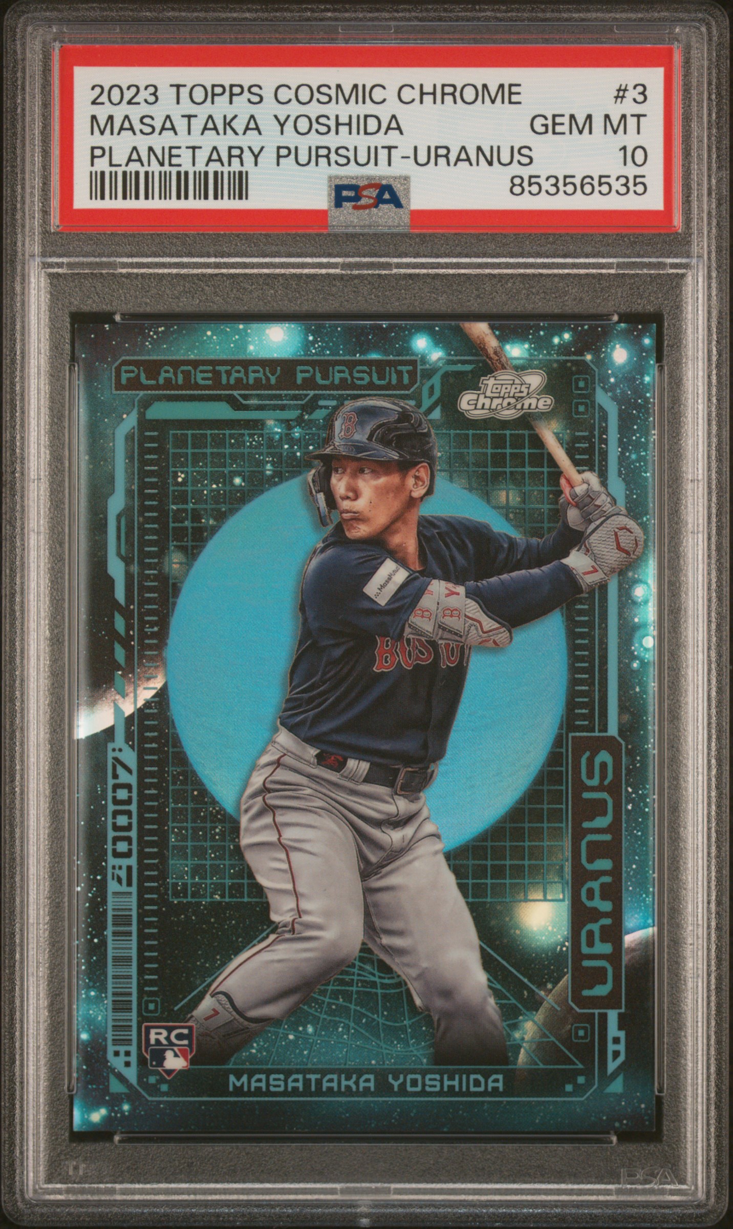 2023 TOPPS COSMIC CHROME PLANETARY PURSUIT #3 MASATAKA YOSHIDA PLANETARY PURSUIT-URANUS