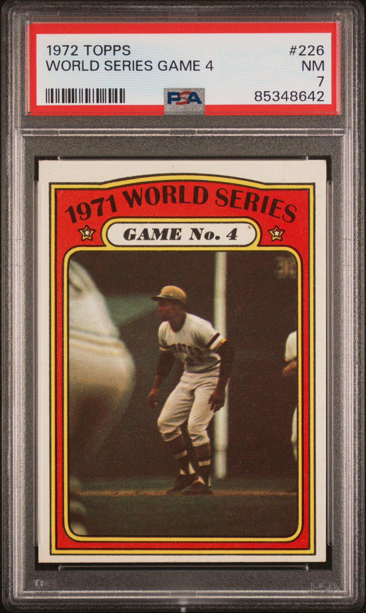 1972 TOPPS #226 WORLD SERIES GAME 4