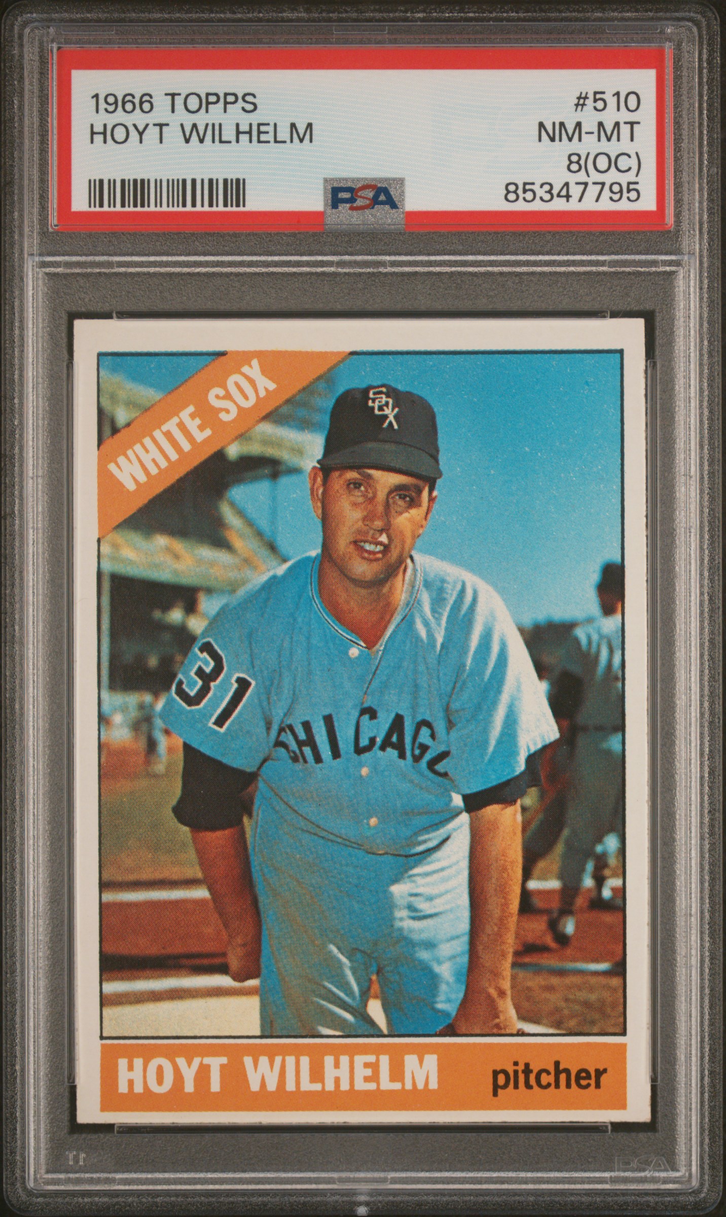 1966 TOPPS #510 HOYT WILHELM