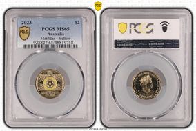 2023 $2 Matildas - Yellow Colorized MS65
