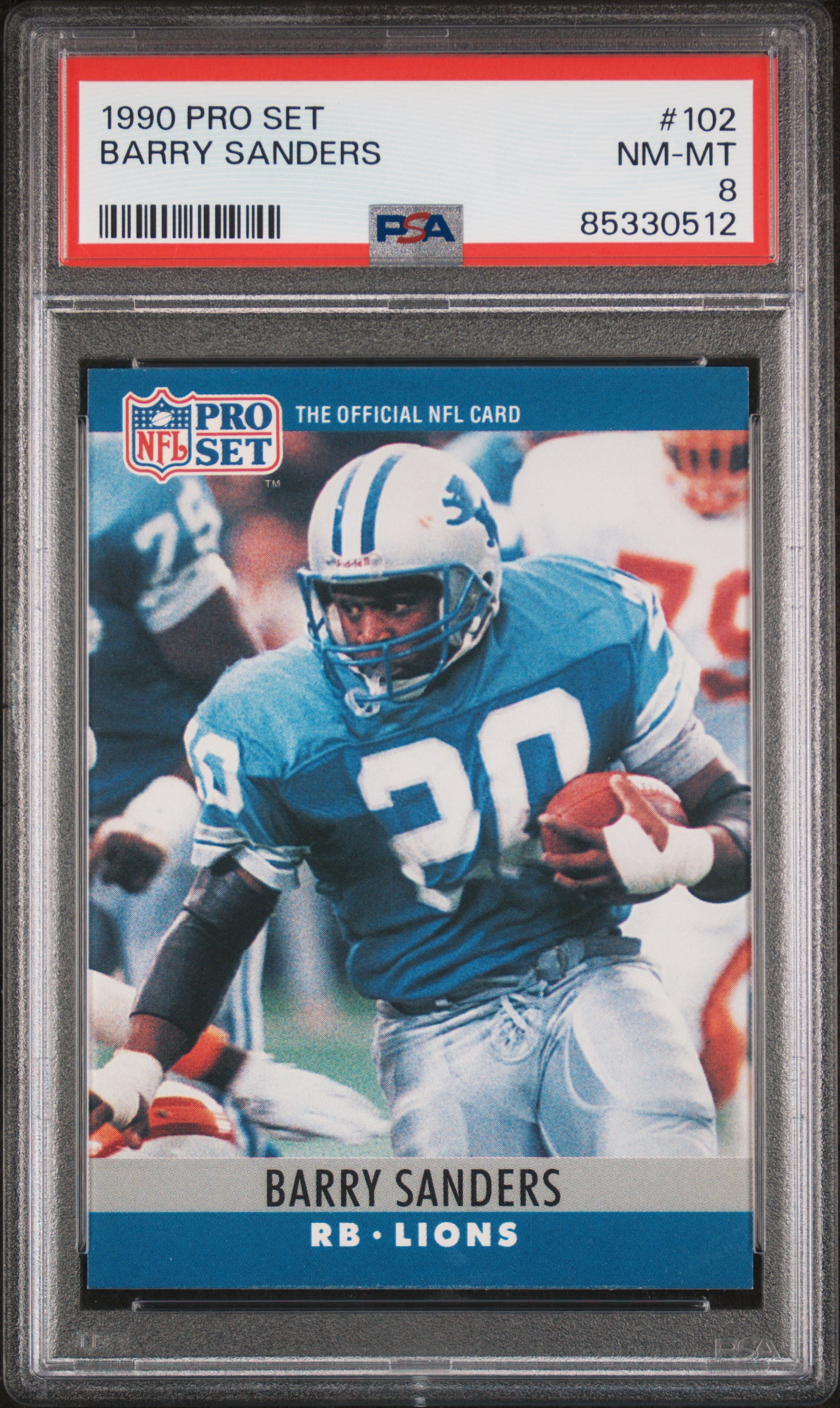 1990 PRO SET #102 BARRY SANDERS