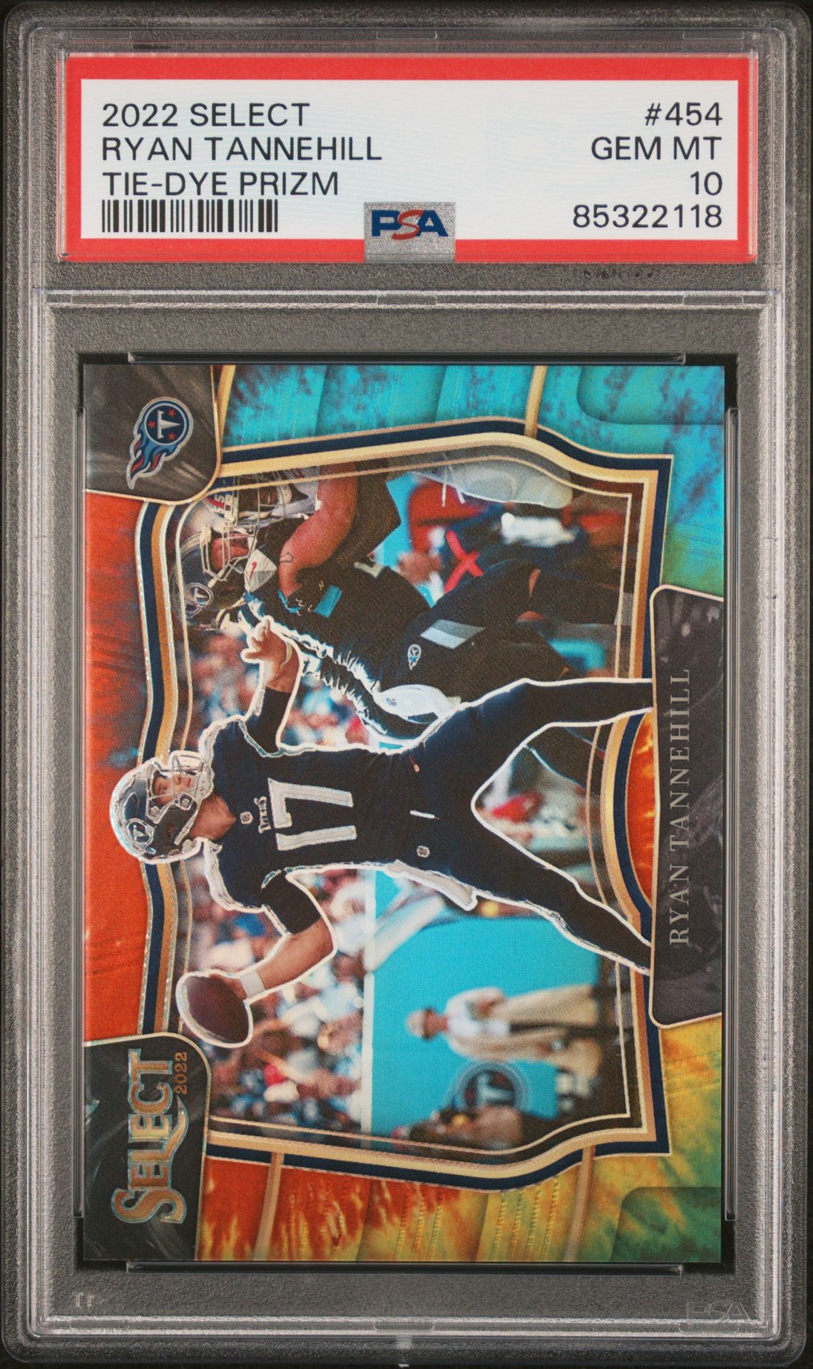 2022 Panini PANINI SELECT TIE-DYE PRIZM #454 Ryan Tannehill front